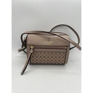 Kate Spade Crossbody / Shoulder Bag Perri Lane Bubbles LooLoo Leather Degas Sand